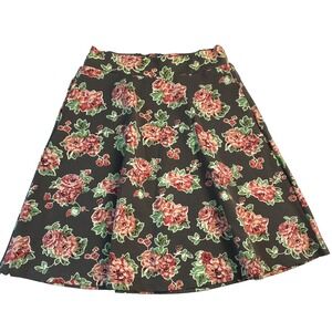 Matilda Jane Women's Size Small Cheryl Skater Skirt Pull On Pockets‎ Preppy Work